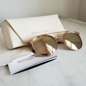 Micheal Kors Rose Gold Sunglasses